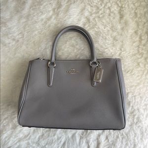 Coach Crossgrain Leather Surrey Carryall